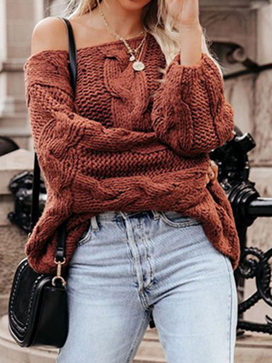 Oversize Knitted Sweater