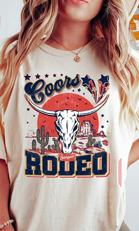 Western Bull American Rodeo  T-Shirt