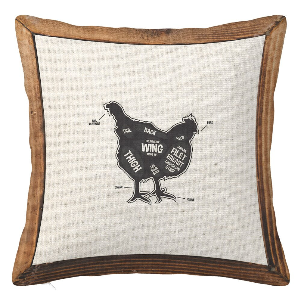 Retro cow pattern linen pillowcase pillowcase 40x40