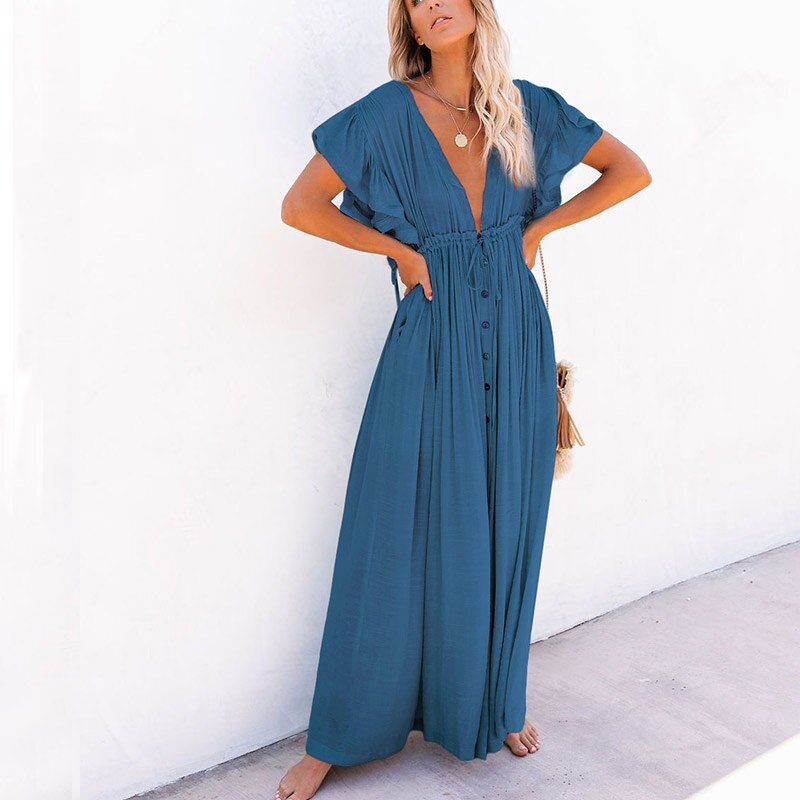 Maxi Dress Women Boho Long Dresses