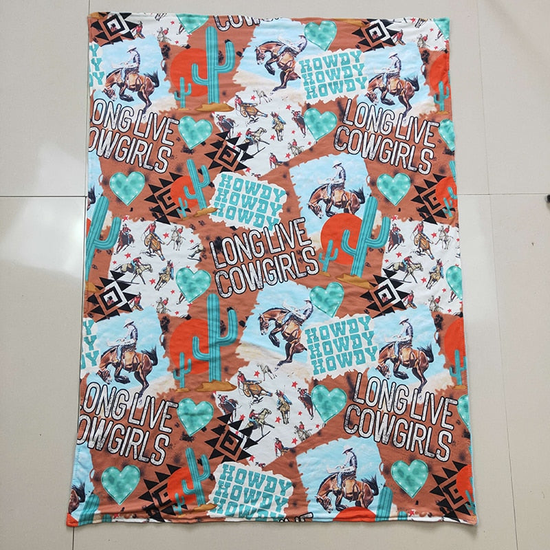 Kids Western Blankets