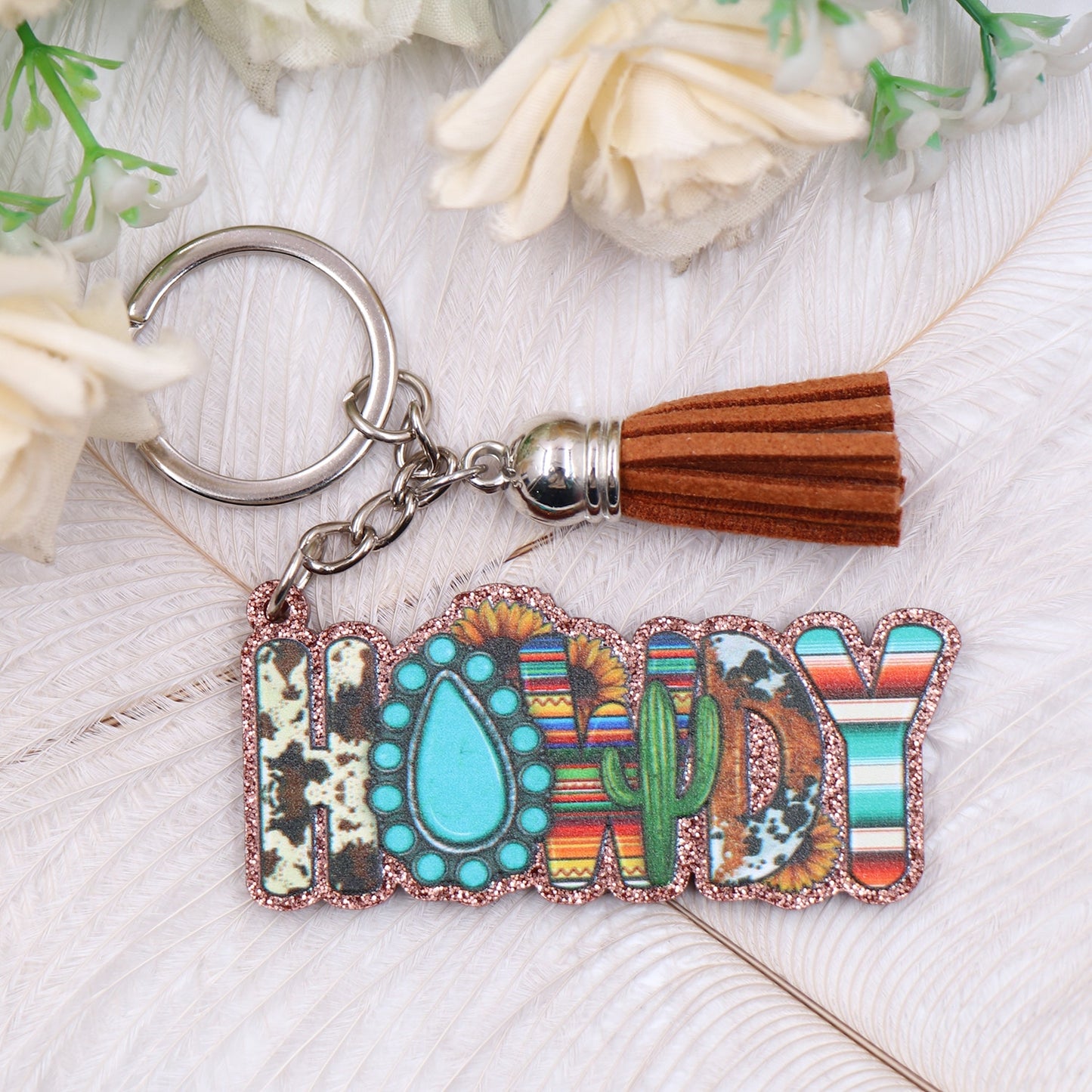 WESTERN HOWDY TRENDY Keychain