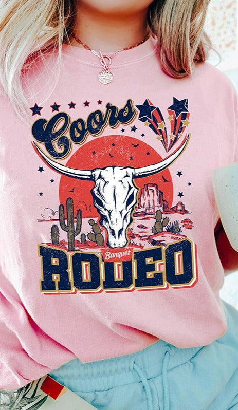 Western Bull American Rodeo  T-Shirt